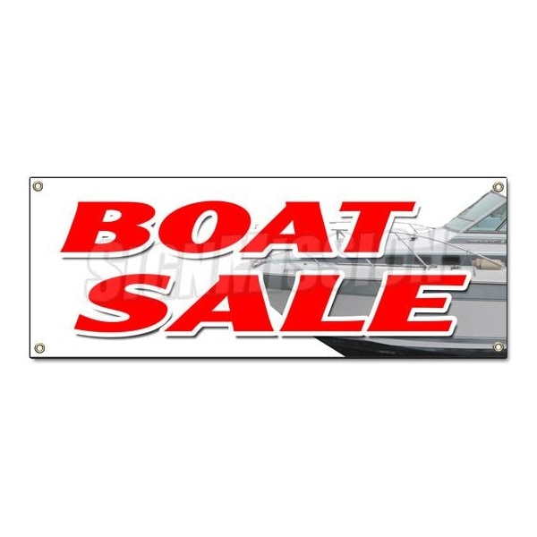 BOAT SALE BANNER SIGN new used sailboats powerboats service financing